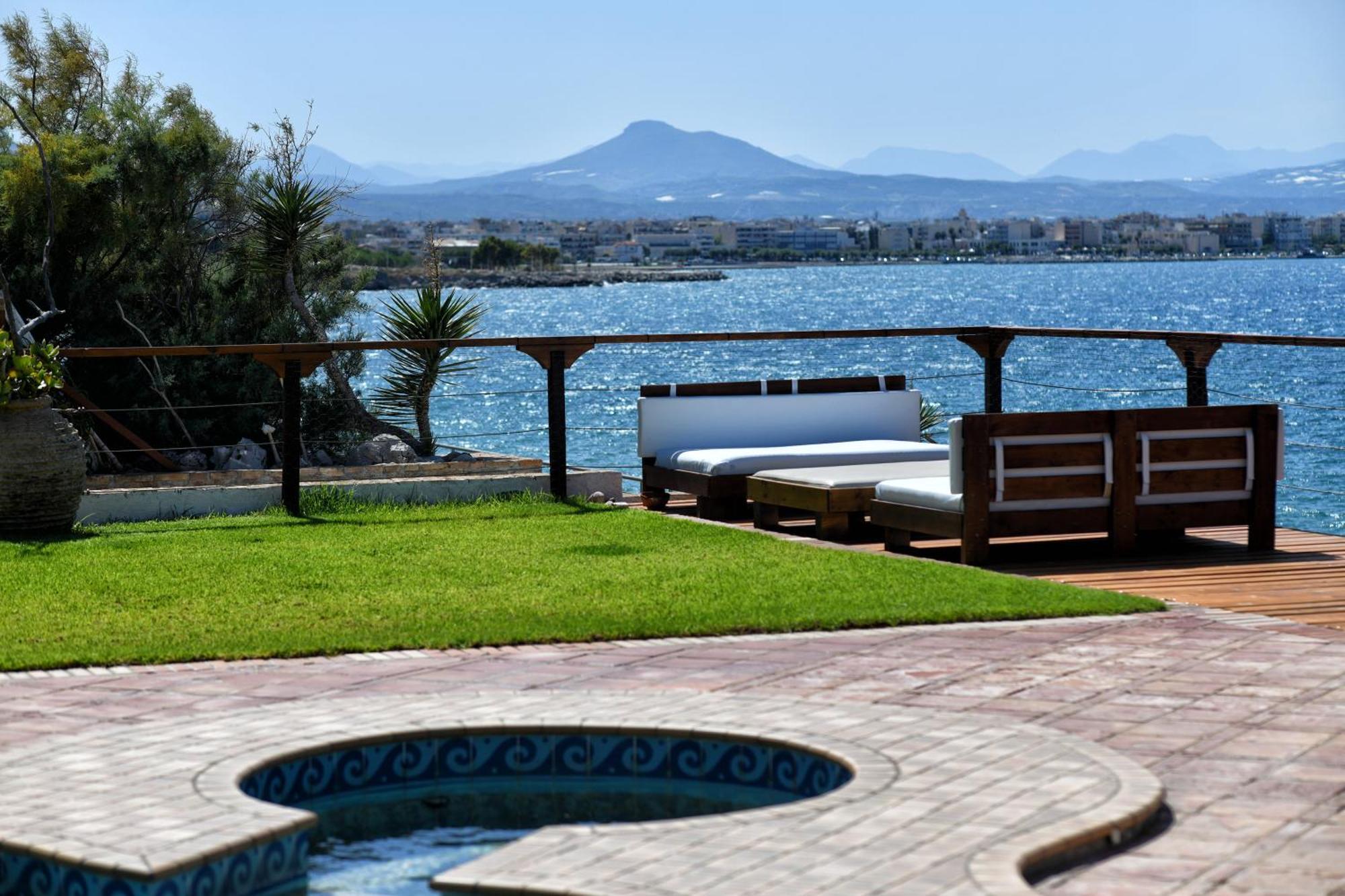 Luxurious Villa By The Sea Posidhonia  Luaran gambar